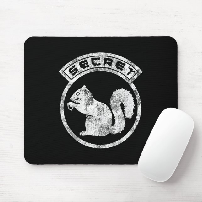 Gehörloses Eichhörnchen - beschädigt - Typ 2 Mousepad (Mit Mouse)