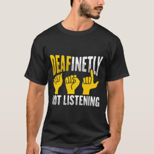 Gehörloses Gehör der Handgeenke - Bewusstsein für T-Shirt