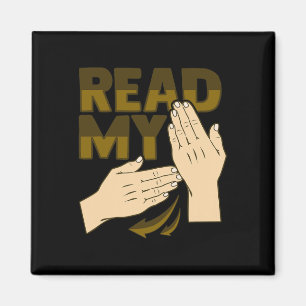 Gehörloses Gehörverständnis der Hand Gesture 12 Magnet