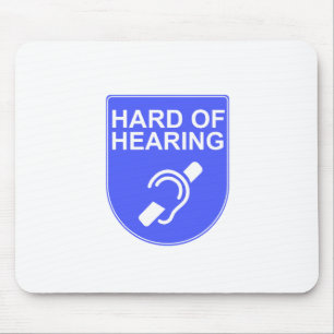 Gehörlosigkeit Mousepad