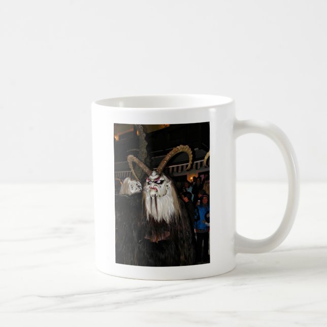 Gehörnte japanische Teufelsmaske Kaffeetasse (Rechts)