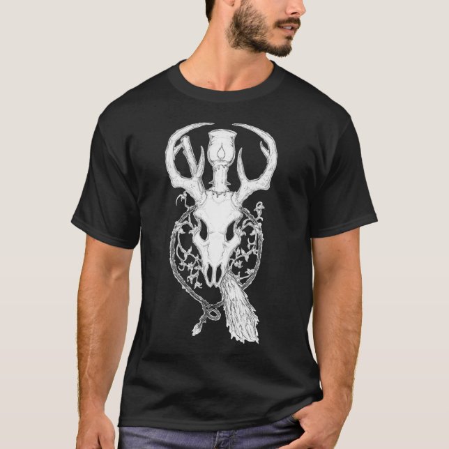Gehörnter Gott T-Shirt (Vorderseite)