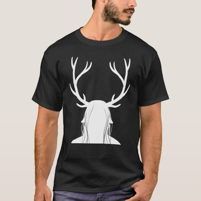 Gehörnter Gott T-Shirt (Vorderseite)