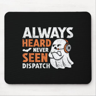 Gehört Gesehen Versand Gruselig Halloween Süßer Ge Mousepad