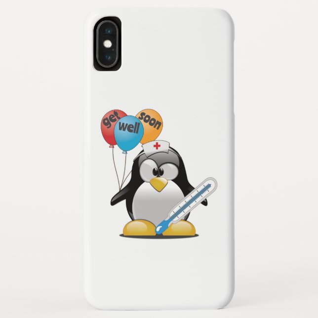 Geht es bald gut. Pinguin Nurse. Case-Mate iPhone Hülle (Rückseite)
