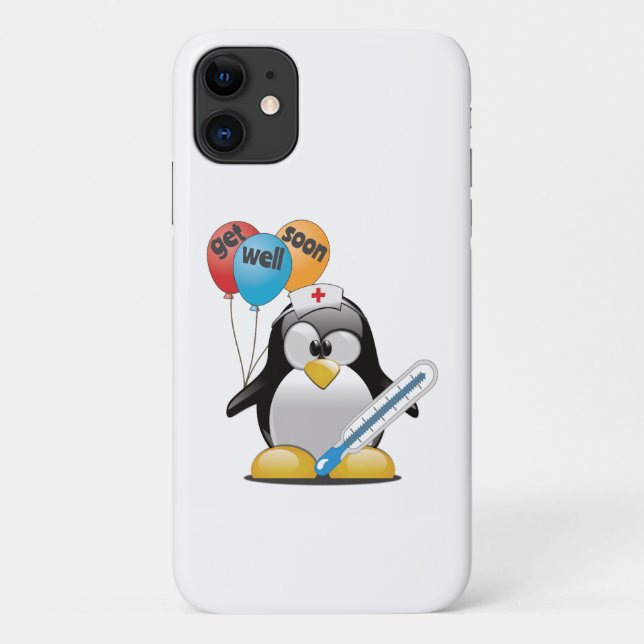 Geht es bald gut. Pinguin Nurse. Case-Mate iPhone Hülle (Rückseite)