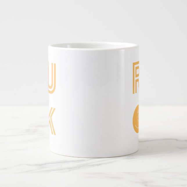 Geht es dir gut? Jumbo-Tasse (Vorderseite)
