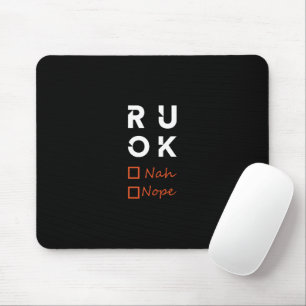 Geht es dir gut? mousepad