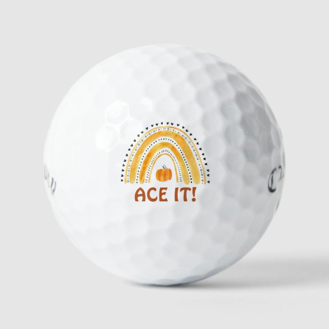 "GEHT ES!" Maßgeschneiderter Golfball (Vorderseite)