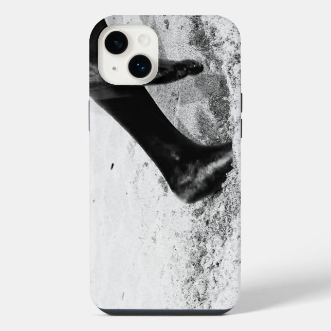 geht langsam dem Sand aus iPhone Hülle (Rückseite)