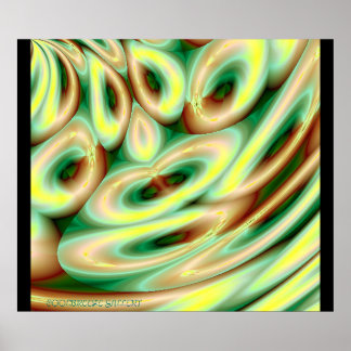 GEHT MIT DEM FLUSS!!! (Green) Poster