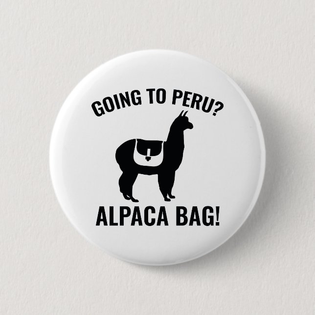 Geht nach Peru? Button (Vorderseite)