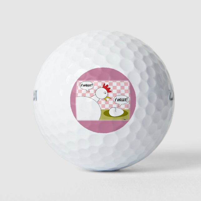 Geht's gut? golfball (Vorderseite)