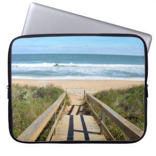 Gehweg zum Strand Laptopschutzhülle