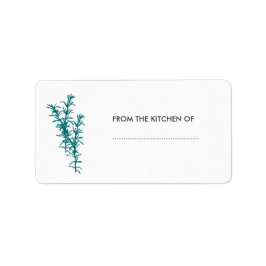 Geices Herbs Homemade Kitchen Goodies Adressaufkleber