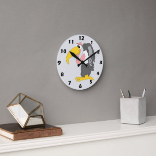 Geierdesign Runde Wanduhr