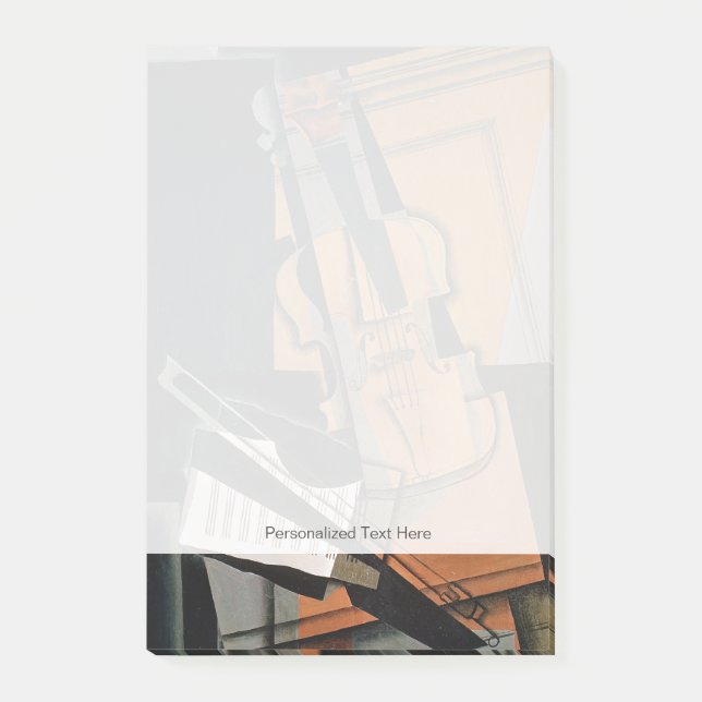 Geige, 1916 post-it klebezettel (Vorderseite)