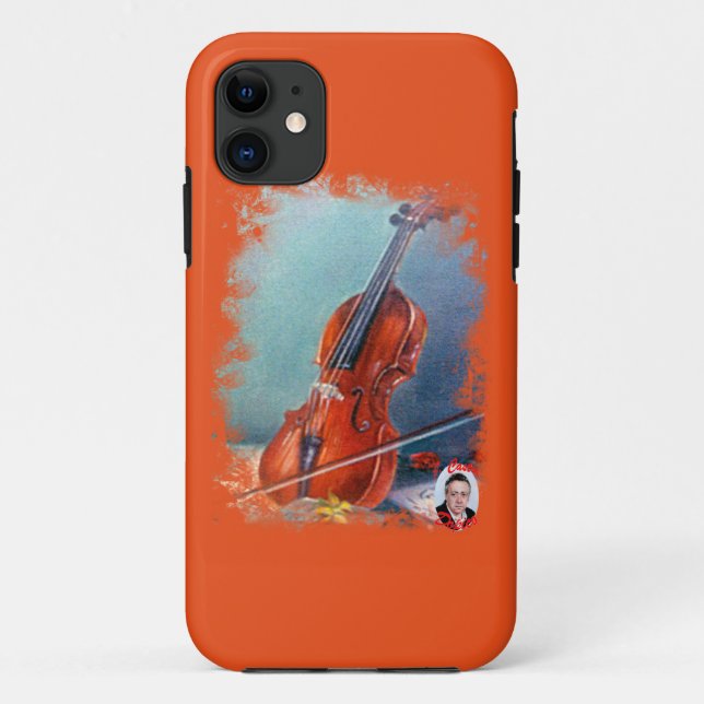 Geige/Geige Case-Mate iPhone Hülle (Rückseite)