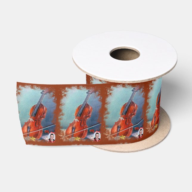 Geige/Geige Satinband (Spule)