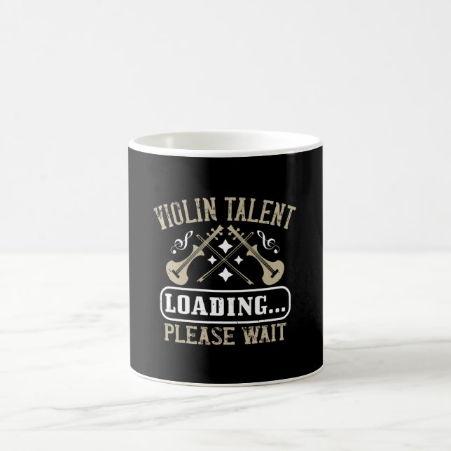 Geige - Geigertalent beladen Kaffeetasse (Mittel)