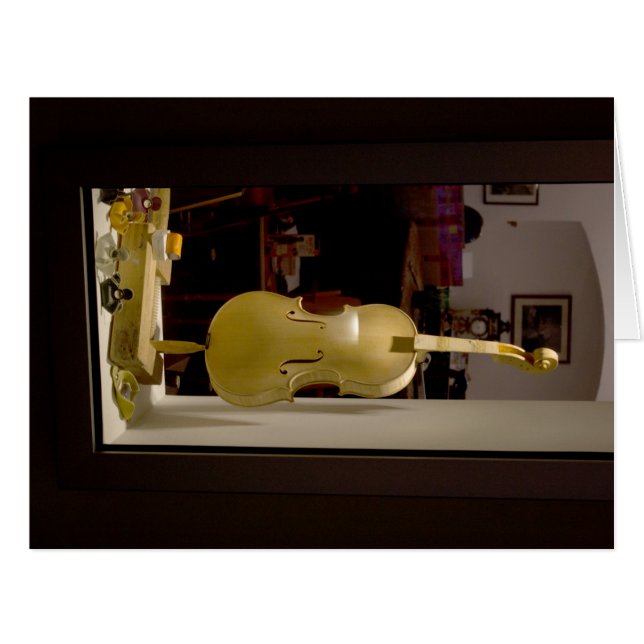 Geige im Kauffenster (Vorderseite (Horizontal))