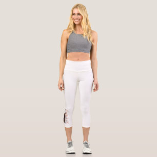 Geige mit Blume. Capri Leggings