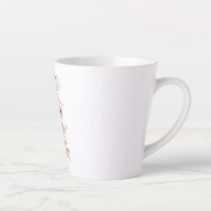 Geige mit Blume. Milchtasse