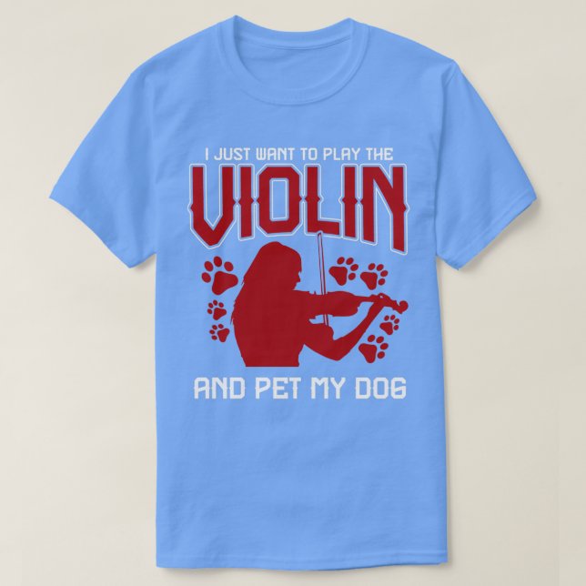 Geige T-Shirt (Design vorne)