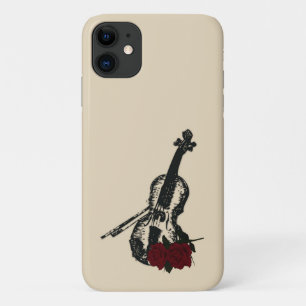 Geige und Rose Case-Mate iPhone Hülle