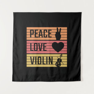 Geige Violinist Fiedel Wandteppich