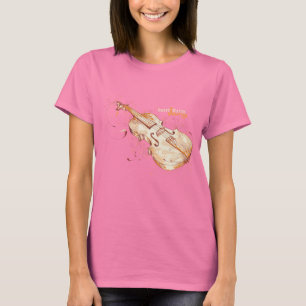 Geigen-Entwurf T-Shirt
