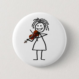 Geigen-Kinderknopf Button