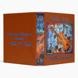 Geigen-Mappe _Violinen singen Geigen-Tanz 2,5 Cm Ordner