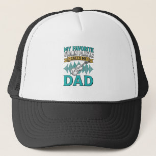 Geigen-Vater-Shirt Lieblingsspieler der Geige nenn Truckerkappe