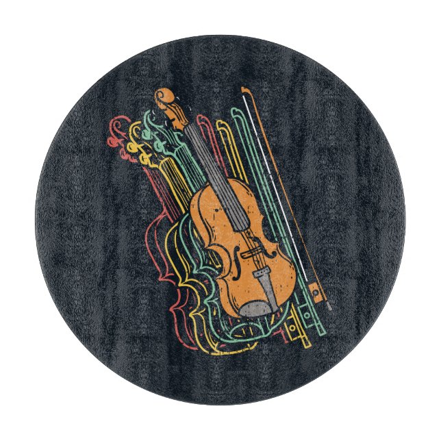 Geigenhäuserwärmung modern schneidebrett (Vorderseite)