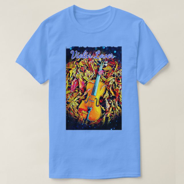 Geigenliebhaber 2 T-Shirt (Design vorne)
