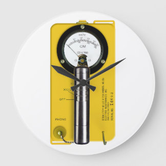 Geiger Counter Wall Clock - CDV 700 Große Wanduhr