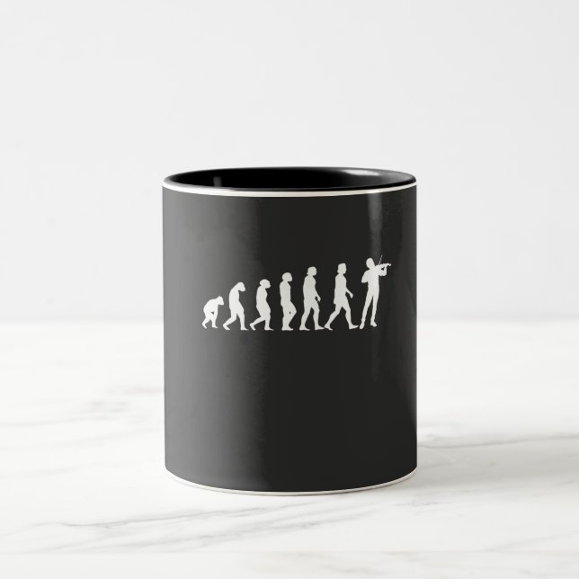 Geiger-Evolution Zweifarbige Tasse (Mittel)