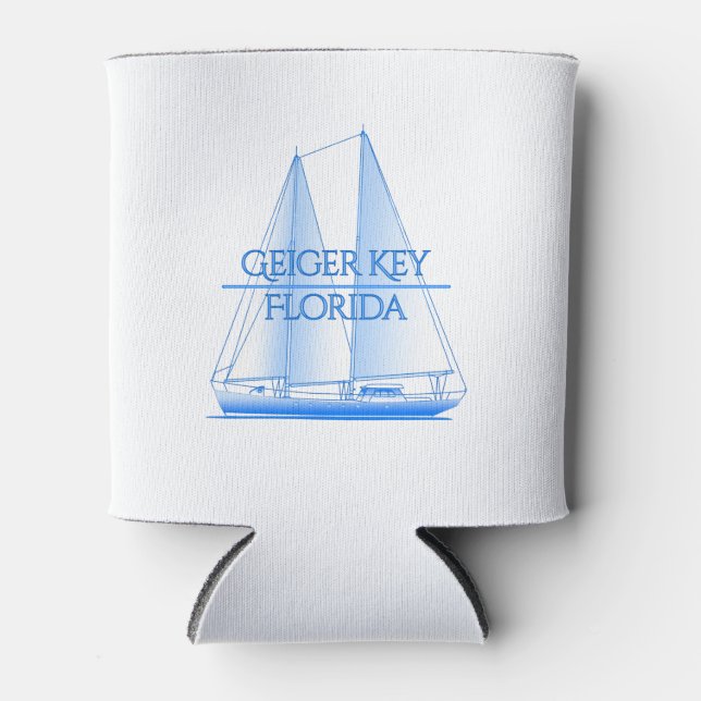 Geiger Key Coastal Nautical Sailing Sailor Dosenkühler (Vorderseite)
