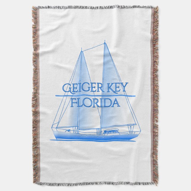 Geiger Key Coastal Nautical Segelschiff Decke (Vorderseite Vertikal)