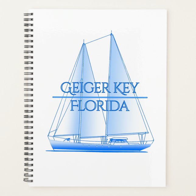 Geiger Key Coastal Nautical Segelschiff Planer (Vorderseite)