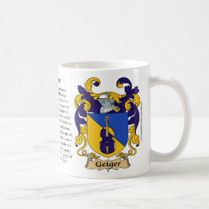 Geiger, l'origine, la signification et la tasse de
