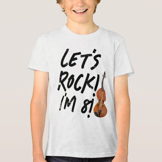 Geigermusik Geburtstagsparty T - Shirt (Vorderseite)