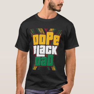 Geiler schwarzer Vater Afroamerikanischer Vatertag T-Shirt
