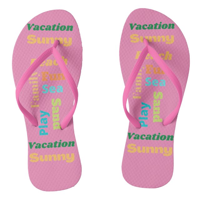 geiler Sommerspass Flip Flops (Fußbett)