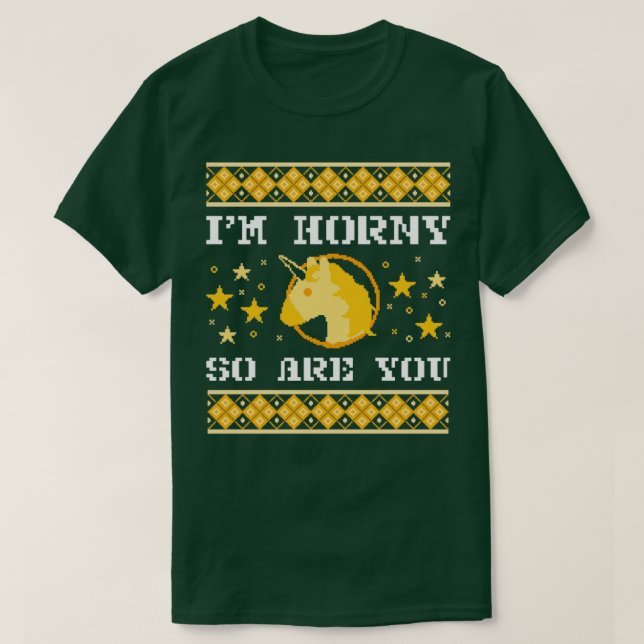 geiler Weihnachtspulli T-Shirt (Design vorne)