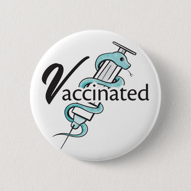 geimpft button (Vorderseite)