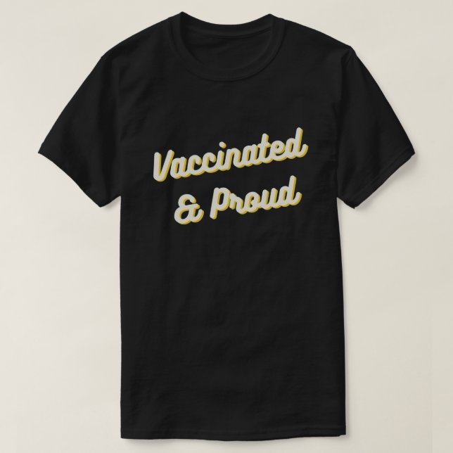 geimpft & stolz T-Shirt (Design vorne)