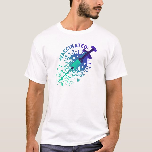 geimpft T-Shirt (Vorderseite)
