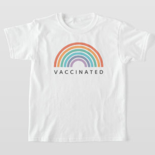 Geimpfter Regenbogen   Covid Coronavirus Vaccine T-Shirt